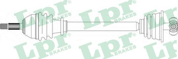 LPR DS39040 - Drive Shaft autospares.lv