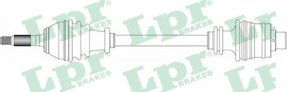 LPR DS39051 - Drive Shaft autospares.lv