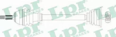 LPR DS39034 - Drive Shaft autospares.lv