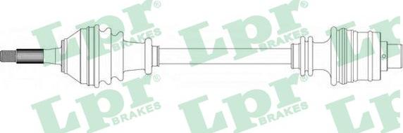 LPR DS39020 - Drive Shaft autospares.lv