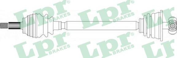 LPR DS39108 - Drive Shaft autospares.lv