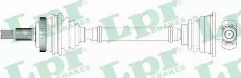 LPR DS39102 - Drive Shaft autospares.lv