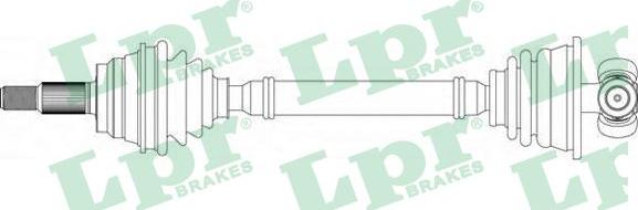 LPR DS39118 - Drive Shaft autospares.lv