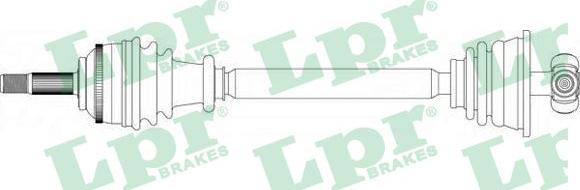 LPR DS39134 - Drive Shaft autospares.lv