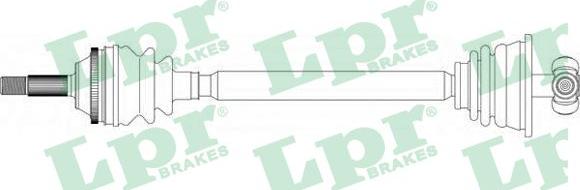 LPR DS39130 - Drive Shaft autospares.lv