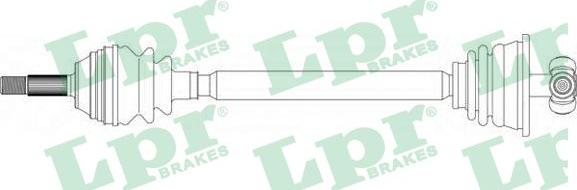 LPR DS39128 - Drive Shaft autospares.lv