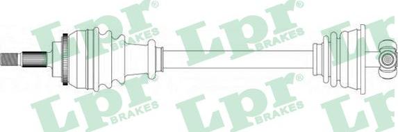 LPR DS39240 - Drive Shaft autospares.lv