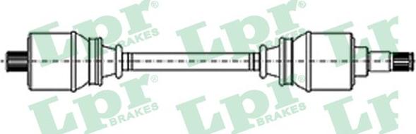 LPR DS30001 - Drive Shaft autospares.lv