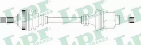 LPR DS38045 - Drive Shaft autospares.lv