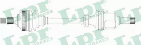 LPR DS38046 - Drive Shaft autospares.lv