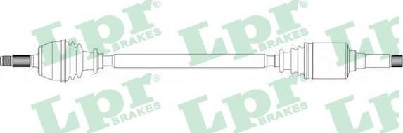 LPR DS38040 - Drive Shaft autospares.lv