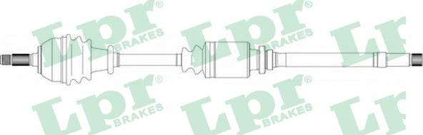 LPR DS38042 - Drive Shaft autospares.lv