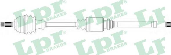 LPR DS38058 - Drive Shaft autospares.lv