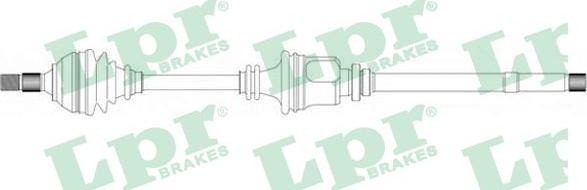 LPR DS38068 - Drive Shaft autospares.lv