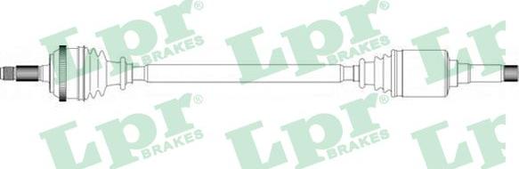 LPR DS38062 - Drive Shaft autospares.lv