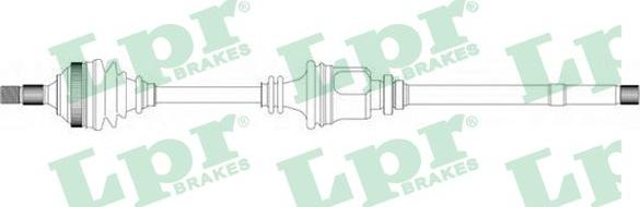 LPR DS38084 - Drive Shaft autospares.lv