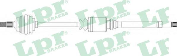 LPR DS38026 - Drive Shaft autospares.lv