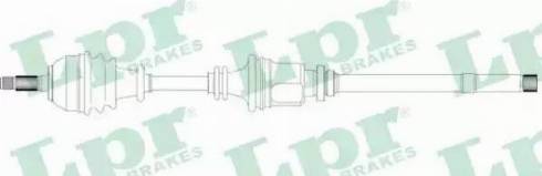 LPR DS38020 - Drive Shaft autospares.lv