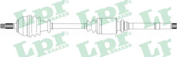 LPR DS38072 - Drive Shaft autospares.lv