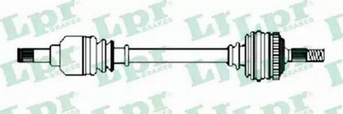 LPR DS38182 - Drive Shaft autospares.lv