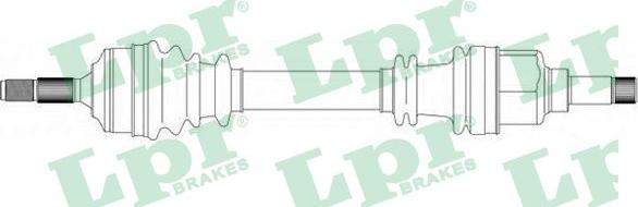 LPR DS38139 - Drive Shaft autospares.lv