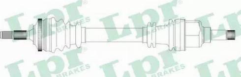 LPR DS38137 - Drive Shaft autospares.lv