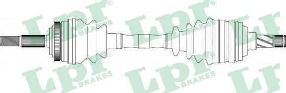 LPR DS37046 - Drive Shaft autospares.lv