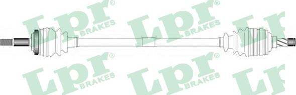 LPR DS37047 - Drive Shaft autospares.lv