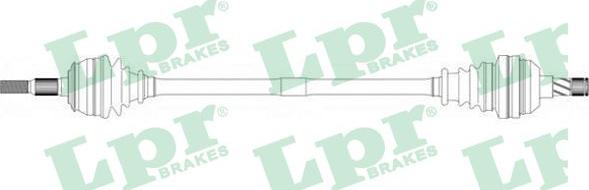 LPR DS37015 - Drive Shaft autospares.lv