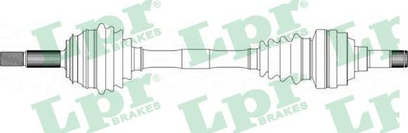 LPR DS37010 - Drive Shaft autospares.lv