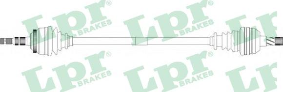 LPR DS37088 - Drive Shaft autospares.lv