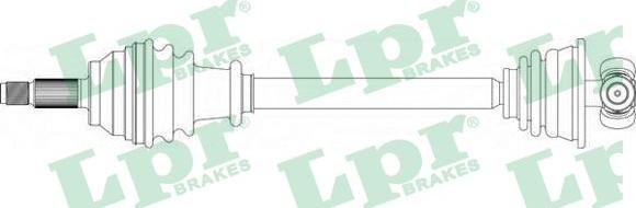 LPR DS37071 - Drive Shaft autospares.lv