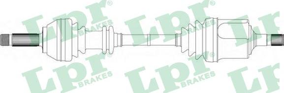 LPR DS20007 - Drive Shaft autospares.lv