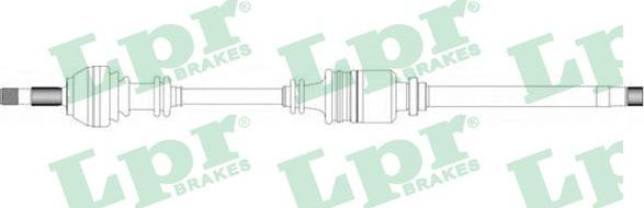 LPR DS20140 - Drive Shaft autospares.lv