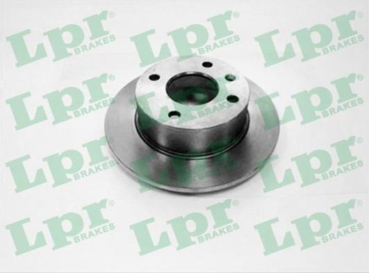 LPR F1261P - Brake Disc autospares.lv