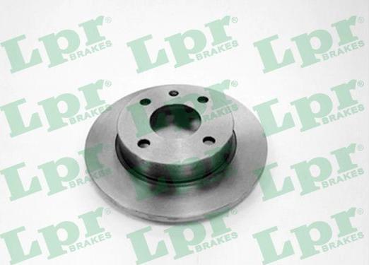 LPR F1281P - Brake Disc autospares.lv