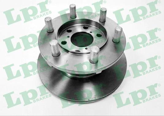 LPR F2039K - Brake Disc autospares.lv