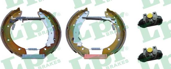 LPR OEK367 - Brake Shoe Set autospares.lv