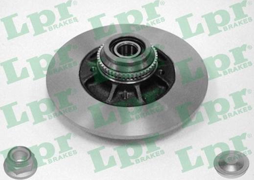 LPR R1054PCA - Brake Disc autospares.lv