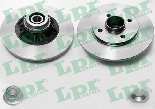 LPR R1034PCA - Brake Disc autospares.lv