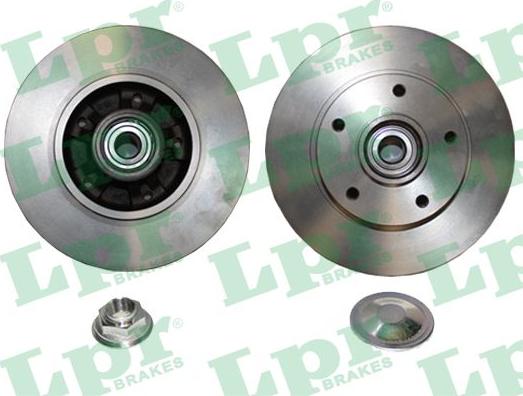 LPR R1078PCA - Brake Disc autospares.lv