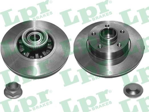 LPR R1072PCA - Brake Disc autospares.lv