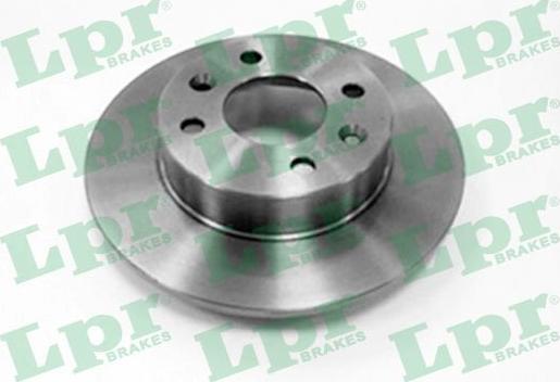 LPR R1101P - Brake Disc autospares.lv