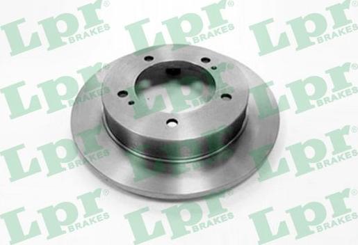 LPR S5061P - Brake Disc autospares.lv