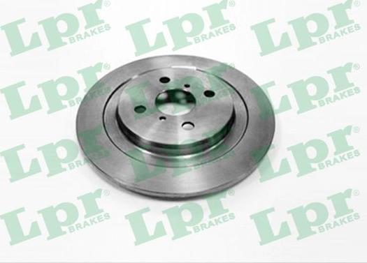 LPR T2046P - Brake Disc autospares.lv