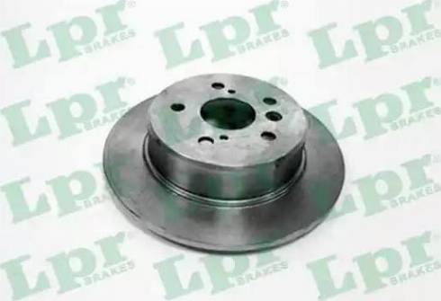 LPR T2078P - Brake Disc autospares.lv