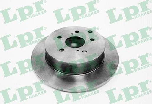 LPR T2072P - Brake Disc autospares.lv