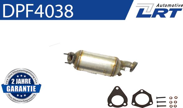 LRT DPF4038 - Soot / Particulate Filter, exhaust system autospares.lv