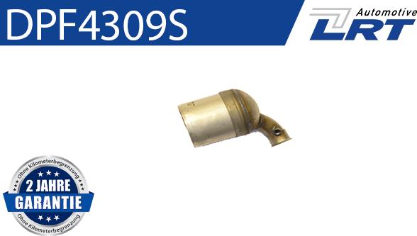 LRT DPF4309S - Soot / Particulate Filter, exhaust system autospares.lv