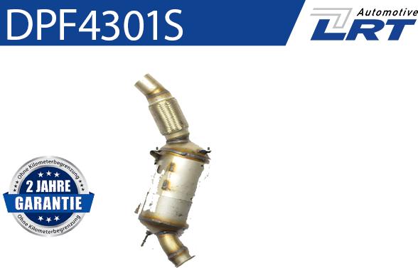 LRT DPF4301S - Soot / Particulate Filter, exhaust system autospares.lv